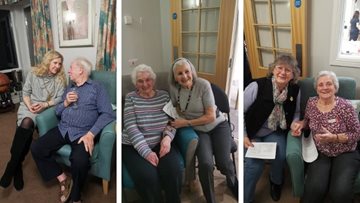 Fine wine and cheese evening at Morpeth care home